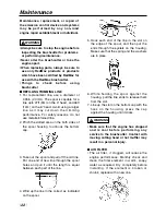 Предварительный просмотр 22 страницы Zenoah BC4401DW Owner'S/Operator'S Manual