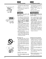 Preview for 22 page of Zenoah BCX2601DL Operator'S Manual