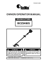 Zenoah BCZ2400S Owner'S/Operator'S Manual preview