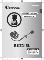 Предварительный просмотр 1 страницы Zenoah BKZ315L Operator'S Manual