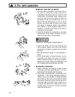 Предварительный просмотр 8 страницы Zenoah BT225 Owner'S/Operator'S Manual