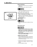 Предварительный просмотр 17 страницы Zenoah BT225 Owner'S/Operator'S Manual