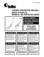Zenoah CHT2200 Manual preview
