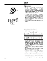 Предварительный просмотр 22 страницы Zenoah CHT2200 Manual