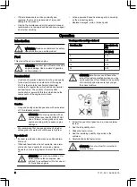 Предварительный просмотр 8 страницы Zenoah CHT220L Operator'S Manual