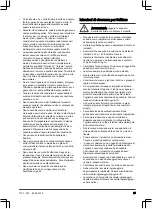 Preview for 69 page of Zenoah CHT220L Operator'S Manual