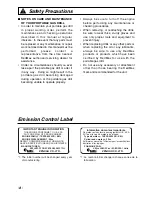 Preview for 8 page of Zenoah EDG2300 Owner'S/Operator'S Manual