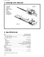 Preview for 4 page of Zenoah EHT752S Owner'S Manual