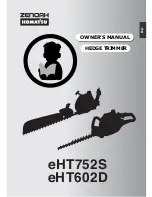 Preview for 16 page of Zenoah EHT752S Owner'S Manual