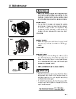 Предварительный просмотр 35 страницы Zenoah EXtremeTM EXZ2500S Owner'S/Operator'S Manual