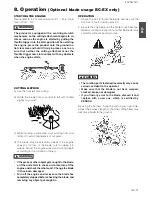 Preview for 21 page of Zenoah EXZ2610DL Owner'S Manual