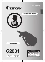 Zenoah G2001 Owner'S Manual preview