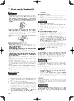 Предварительный просмотр 10 страницы Zenoah G2001 Owner'S Manual