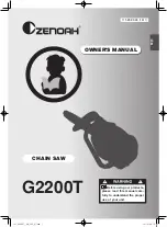 Zenoah G2200T Owner'S Manual preview