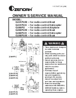 Zenoah G231PUH Owner'S Service Manual предпросмотр