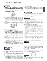 Предварительный просмотр 9 страницы Zenoah G3000 Owner'S Manual