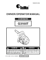 Zenoah G3100T Owner'S/Operator'S Manual preview