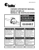 Zenoah G3200EZ Owner'S Manual предпросмотр