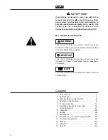 Preview for 2 page of Zenoah G3200EZ Owner'S Manual