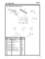 Предварительный просмотр 61 страницы Zenoah G3200EZ Owner'S Manual