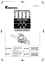 Preview for 1 page of Zenoah G3800/G3800EZ Owner'S Manual