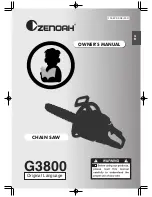 Preview for 1 page of Zenoah G3800 Owner'S Manual