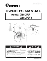 Preview for 1 page of Zenoah G380PU Owner'S Manual