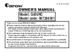 Предварительный просмотр 1 страницы Zenoah G430RC Owner'S Manual