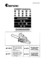 Preview for 1 page of Zenoah G4500 Owner'S Manual