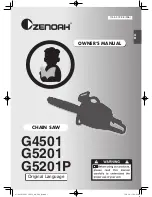 Preview for 1 page of Zenoah G4501 Owner'S Manual