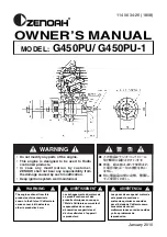 Zenoah G450PU Owner'S Manual preview