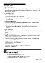 Preview for 8 page of Zenoah G450PU Owner'S Manual