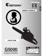 Zenoah G5000 Owner'S Manual preview
