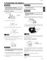 Предварительный просмотр 9 страницы Zenoah G5000 Owner'S Manual