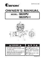 Zenoah G620PU Owner'S Manual preview