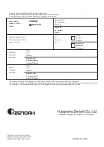 Предварительный просмотр 60 страницы Zenoah G621AVS Owner'S/Operator'S Manual