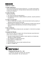 Preview for 8 page of Zenoah G800BPU Owner'S Manual
