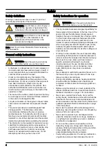 Preview for 4 page of Zenoah GZ2700T Operator'S Manual