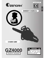 Zenoah GZ4000 Owner'S Manual предпросмотр