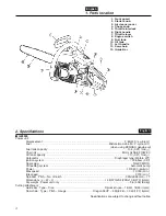 Предварительный просмотр 4 страницы Zenoah GZ4500 Manual