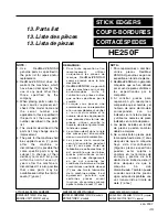 Preview for 45 page of Zenoah HE250F Owner'S Manual