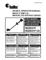 Zenoah HEZ2601F Owner'S Manual preview