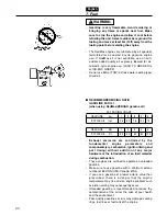 Preview for 20 page of Zenoah HEZ2601F Owner'S Manual