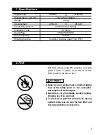 Preview for 3 page of Zenoah Komatsu G260RC Owner'S Service Manual