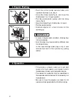 Preview for 4 page of Zenoah Komatsu G260RC Owner'S Service Manual