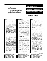 Preview for 45 page of Zenoah LRTZ2401-CA Manual