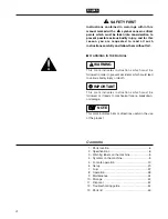 Preview for 4 page of Zenoah LRTZ2401 Owner'S/Operator'S Manual