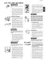 Preview for 5 page of Zenoah PSZ2600 Owner'S Manual