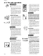 Preview for 6 page of Zenoah PSZ2610 Owner'S Manual