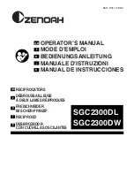 Zenoah Reciprocator Operator'S Manual предпросмотр